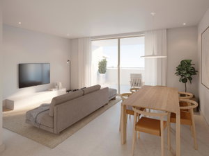 2 bedroom flat with balcony, in new development, in Lagos