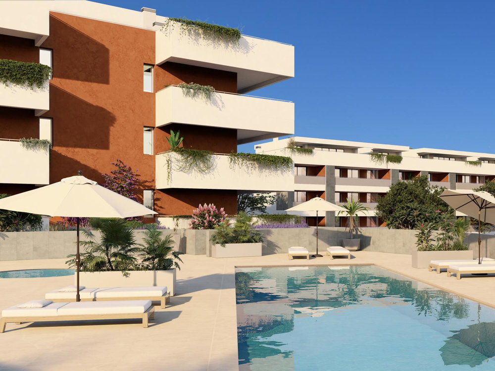 2 bedroom flat with balcony, in new development, in Lagos