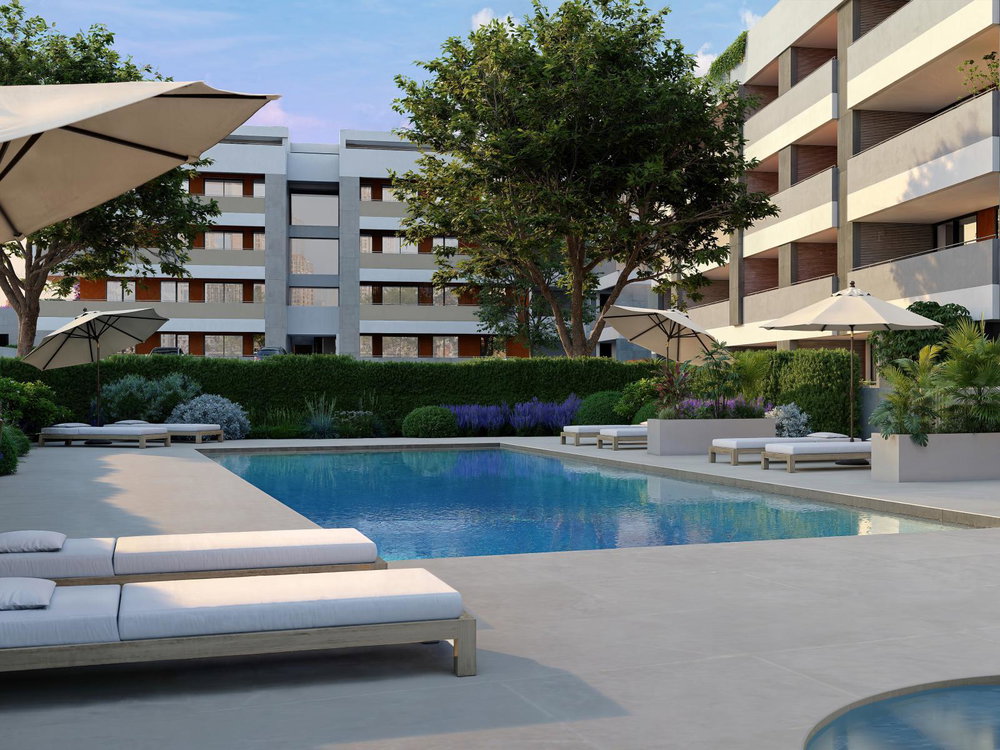 2 bedroom flat with balcony, in new development, in Lagos