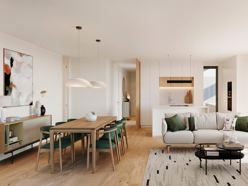 2 bedroom apartment with balcony in a new development in Belas Clube de Campo 2374692332
