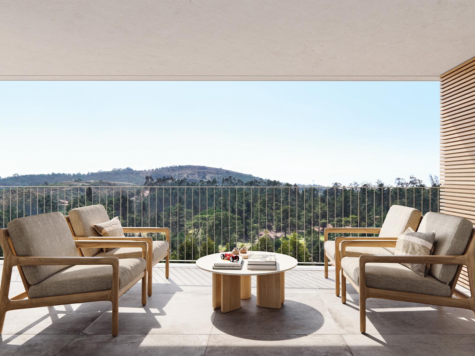 3 bedroom flat with balcony in a new development in Belas Clube de Campo