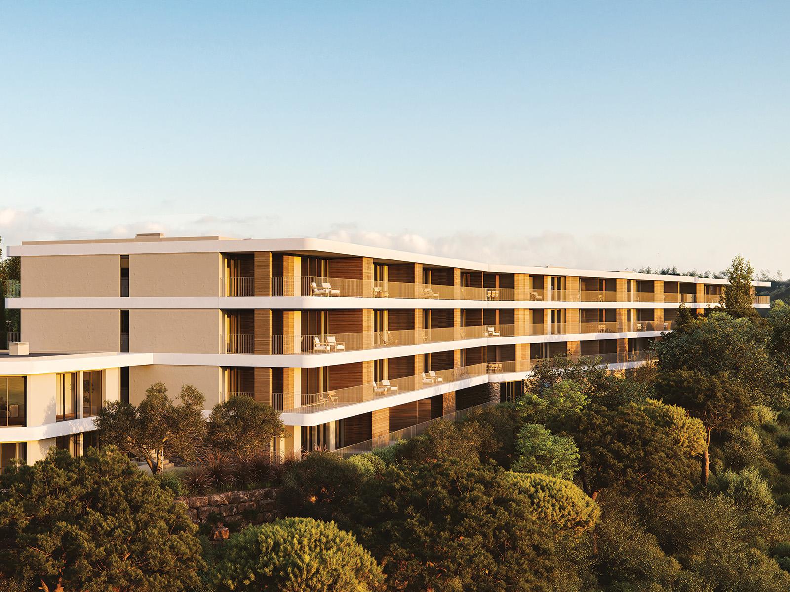 2 bedroom apartment with balcony in a new development in Belas Clube de Campo