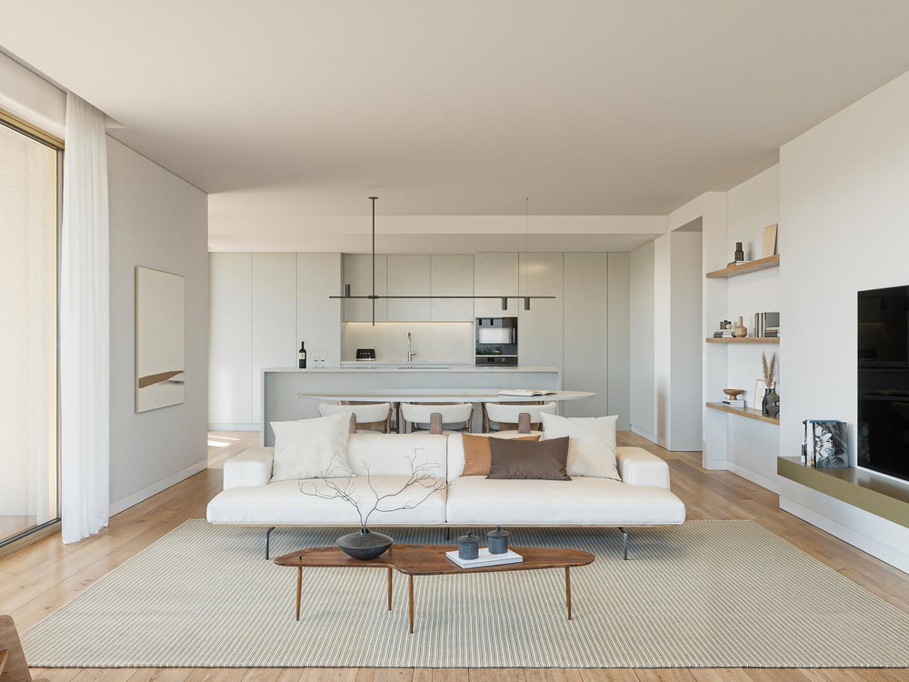 3 bedroom flat with balcony and parking in new development in Setúbal 2222142648
