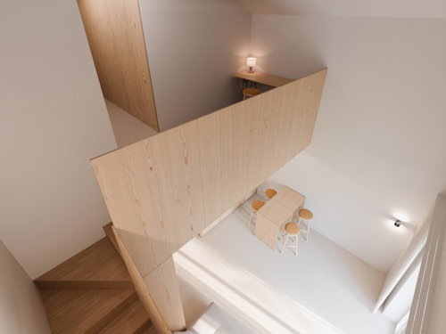 Studio flat with balcony, in a new development, next to the D. Luís Bridge