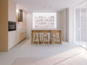 Studio flat with balcony, in a new development, next to the D. Luís Bridge
