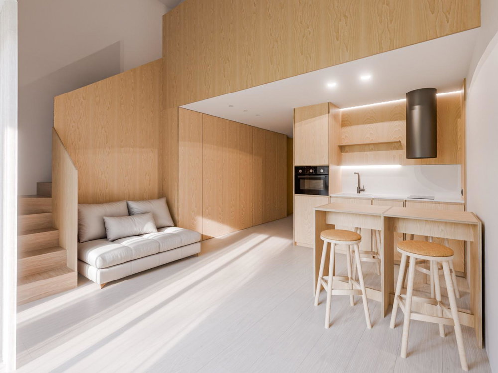 2 bedroom flat with balcony, in a new development, next to the D. Luís Bridge 125080655