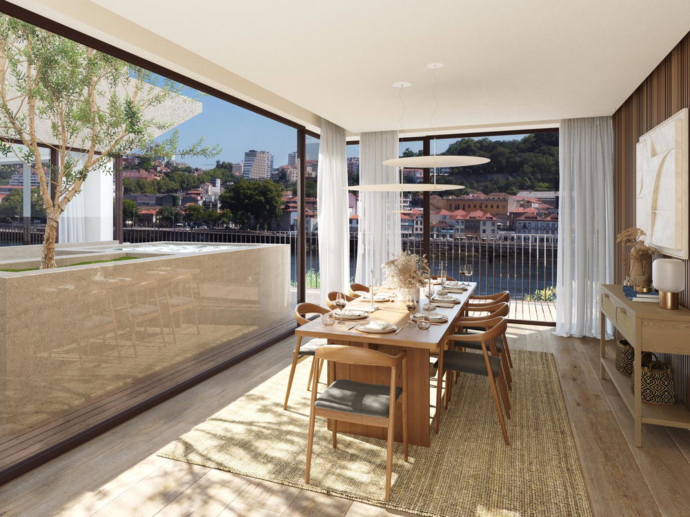 4 bedroom flat with outdoor area in the most recent development next to the Douro River 3677278217