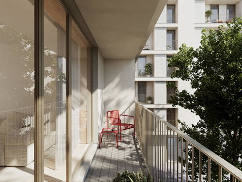 4 bedroom flat, with balcony, in the new development in Campo Grande 4104611404