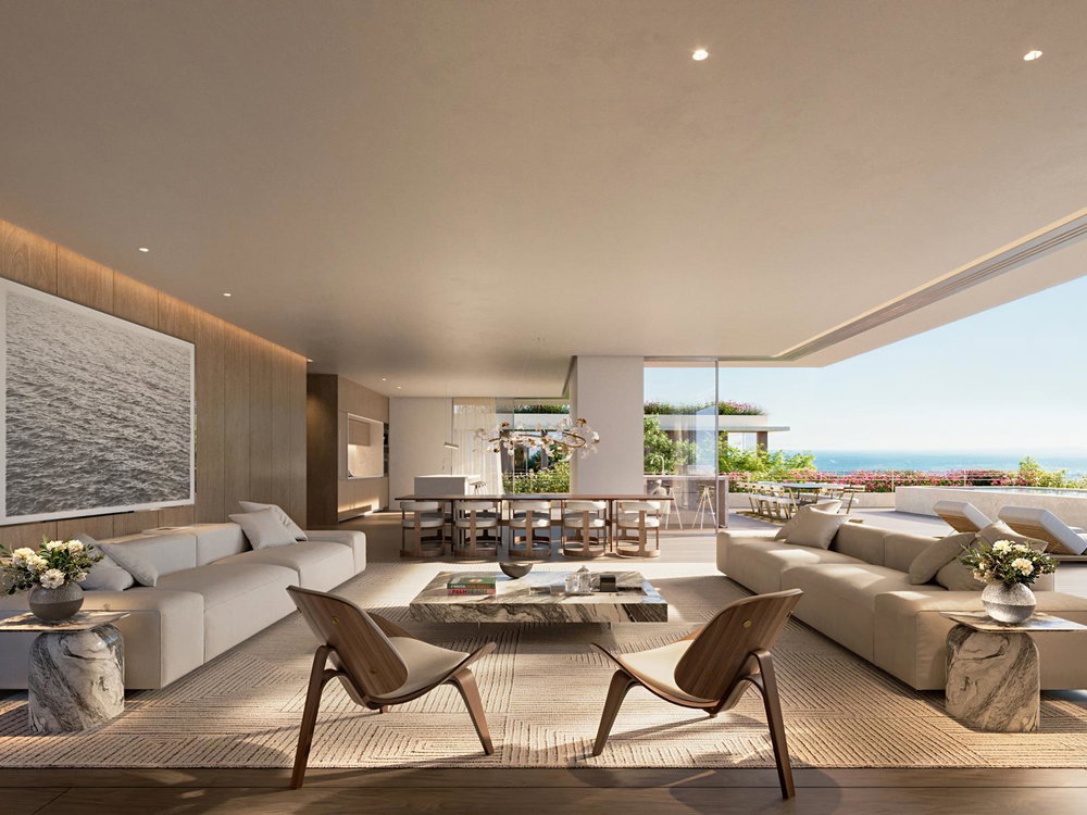 4 bedroom flat with balcony, in a new development, in Foz