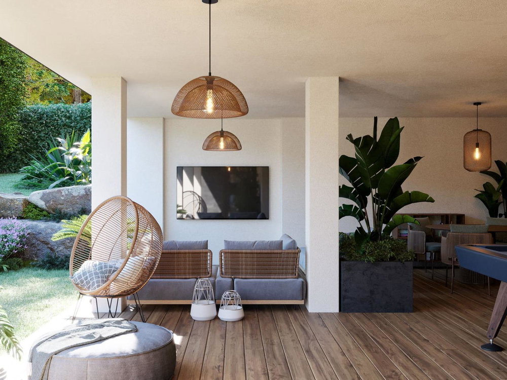 2 bedroom flat with terrace, in a new development in Parede
