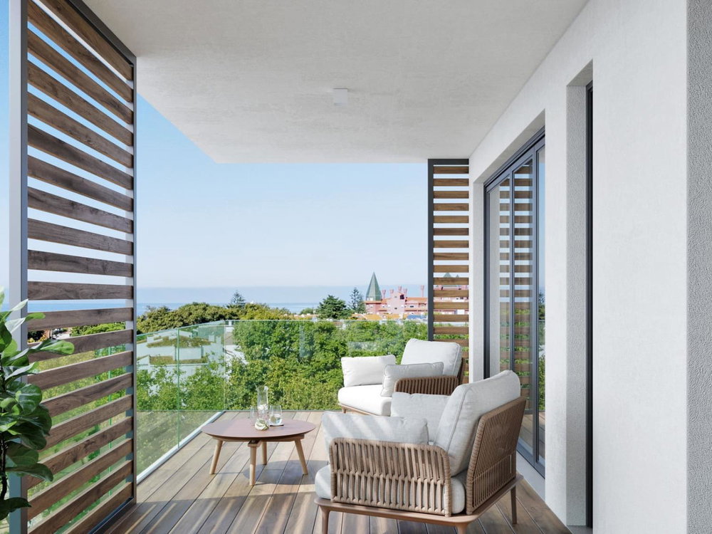 4 bedroom flat with terrace, in a new development in Parede 3607229721