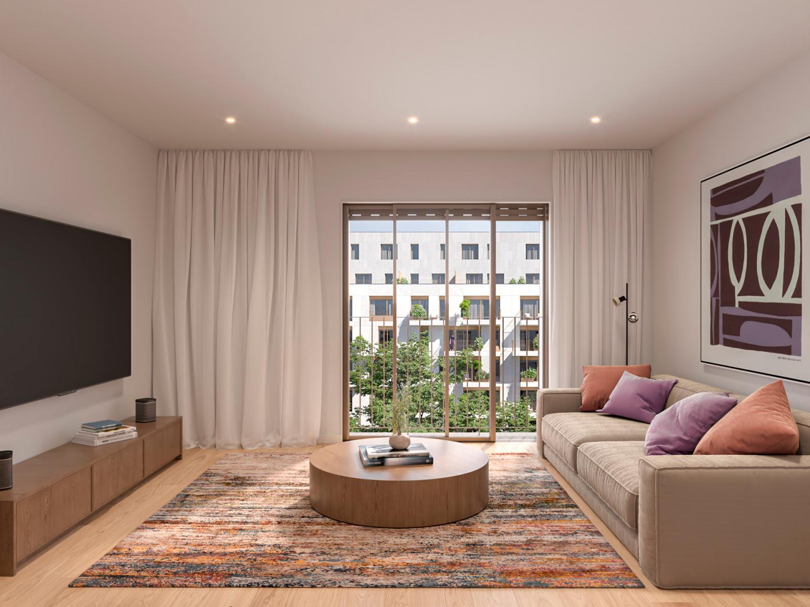 3 bedroom flat inserted in the new development in Alameda das Antas