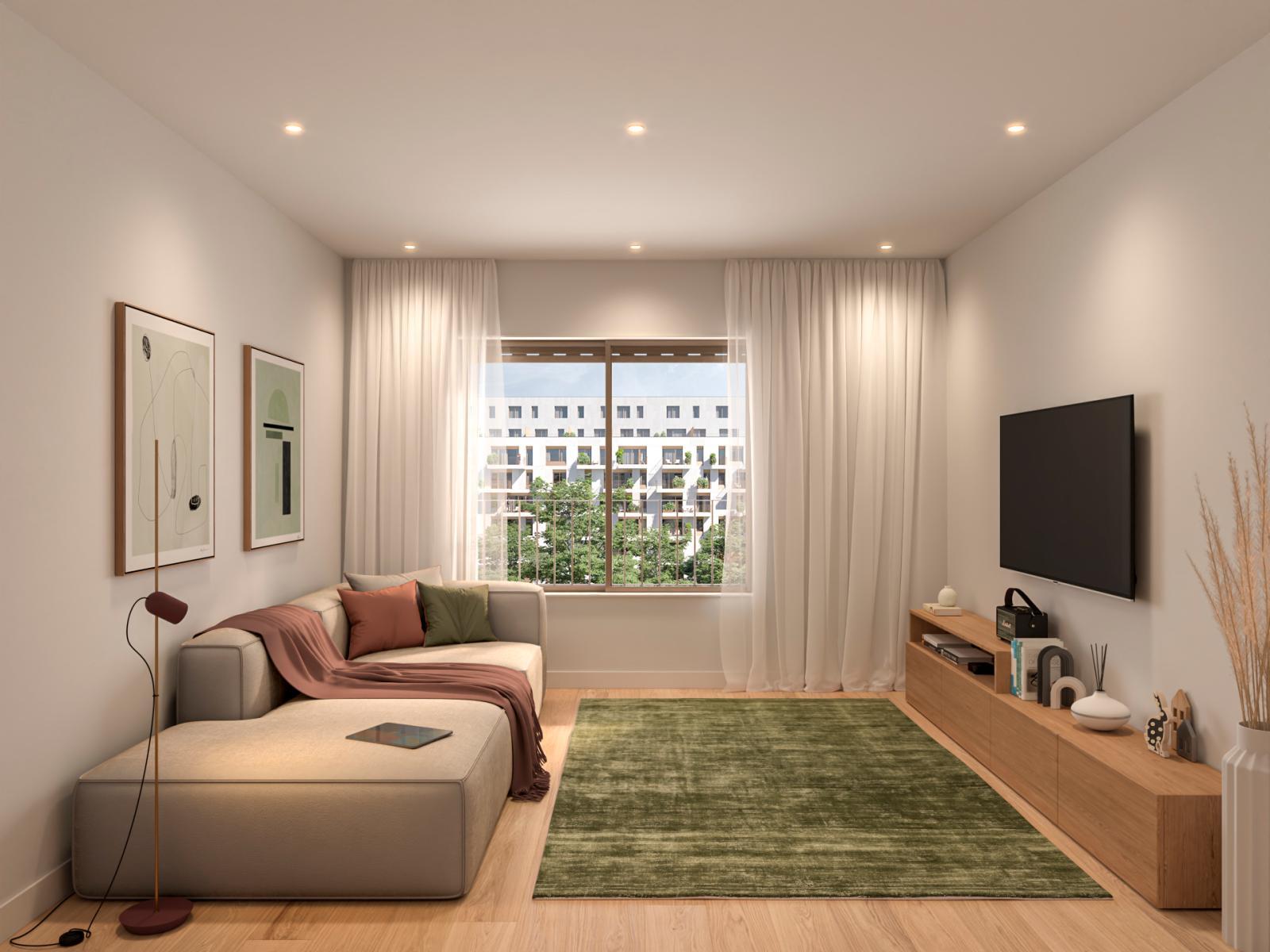 3 bedroom flat inserted in the new development in Alameda das Antas