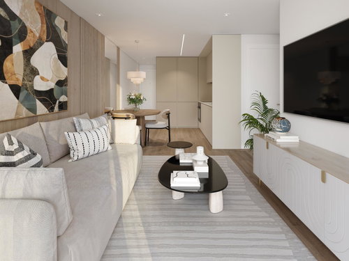 1 bedroom flat with balcony in a new development, in Matosinhos Sul