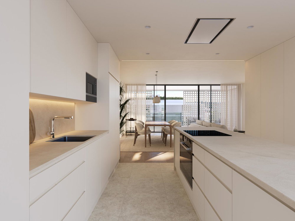 2 bedroom flat with balcony and parking in Vilamoura