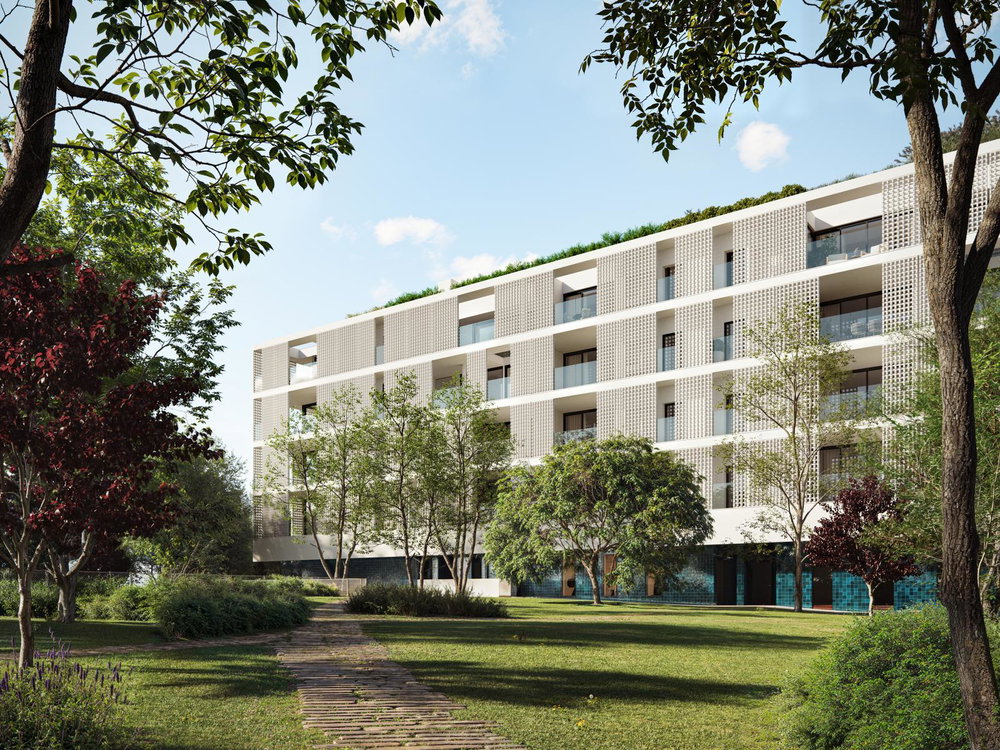 2 bedroom flat with balcony and parking in Vilamoura