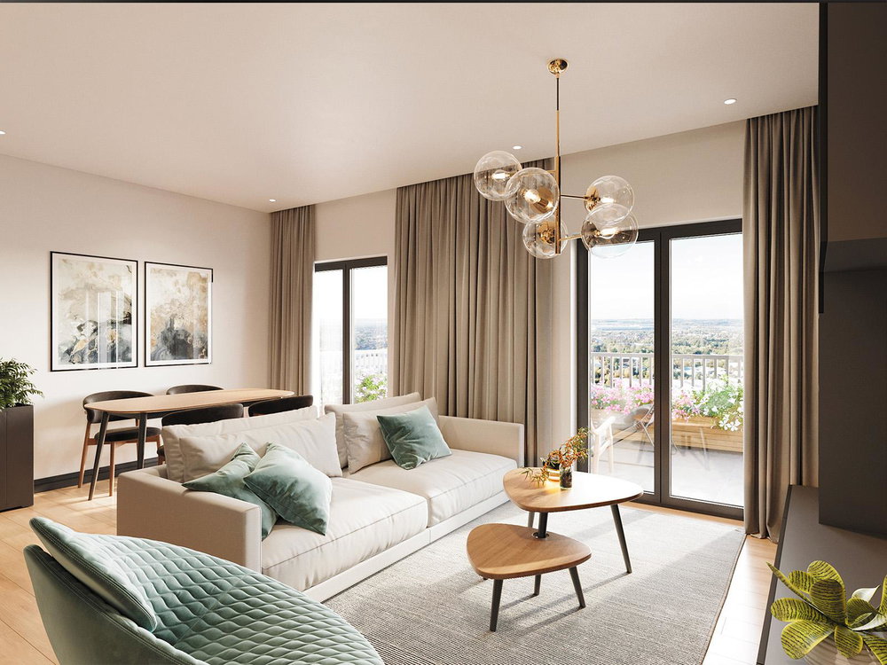 2 bedroom flat with balconies, in a new development, in Benfica 706057556