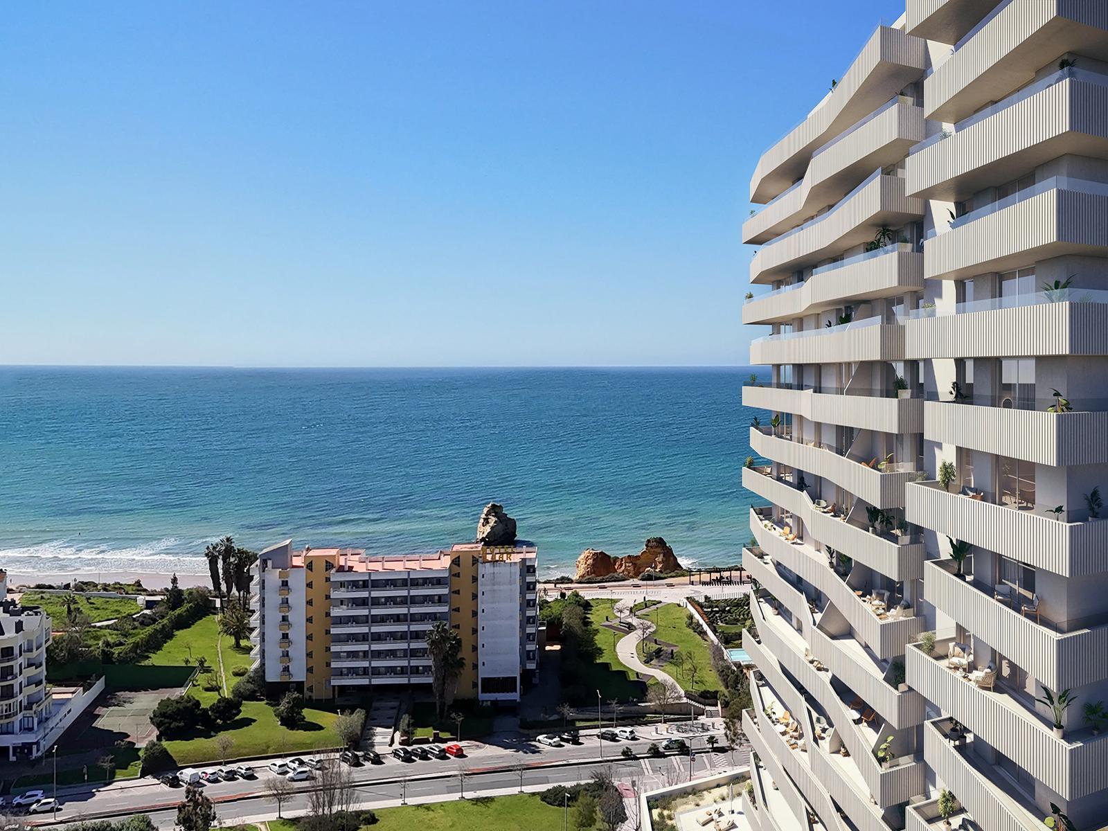 2 bedroom flat with parking in a new development in Praia da Rocha