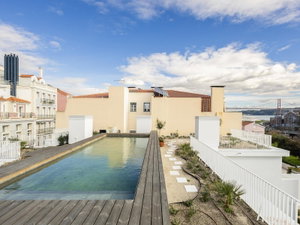 3 bedroom flat with garden and private terraces in a condominium with panoramic pool, Belém, Lisbon 3728331127