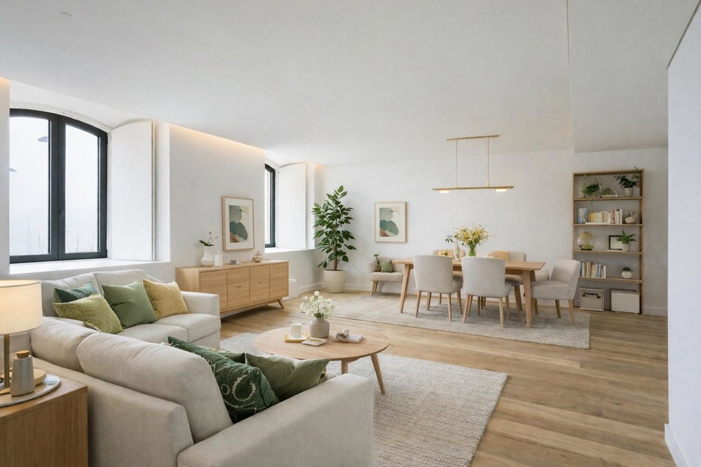 New 4bedroom apartment in Belém with river view, balcony and parking