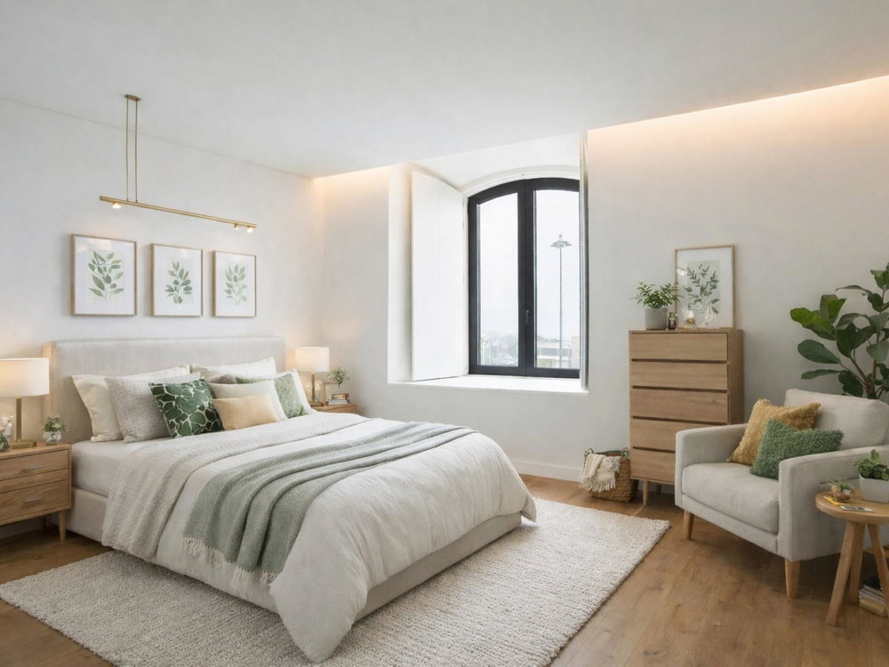 New 4bedroom apartment in Belém with river view, balcony and parking