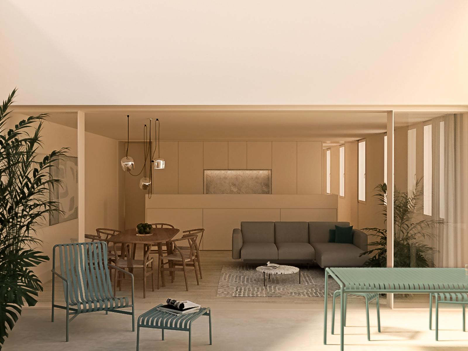 Brand new 3 bedroom flat with balcony and garage in Campo de Ourique