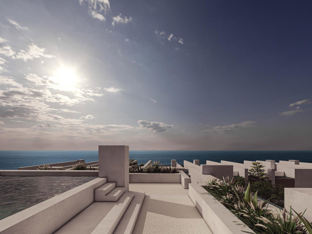 3 bedroom flat, with terrace and garden, in a new development, in Porto Covo