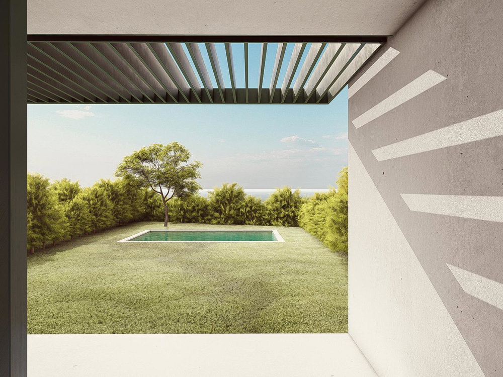 3 bedroom flat, with terrace and garden, in a new development, in Porto Covo