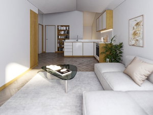 2 bedroom flat, in a new development on Avenida do Aliados, in Porto