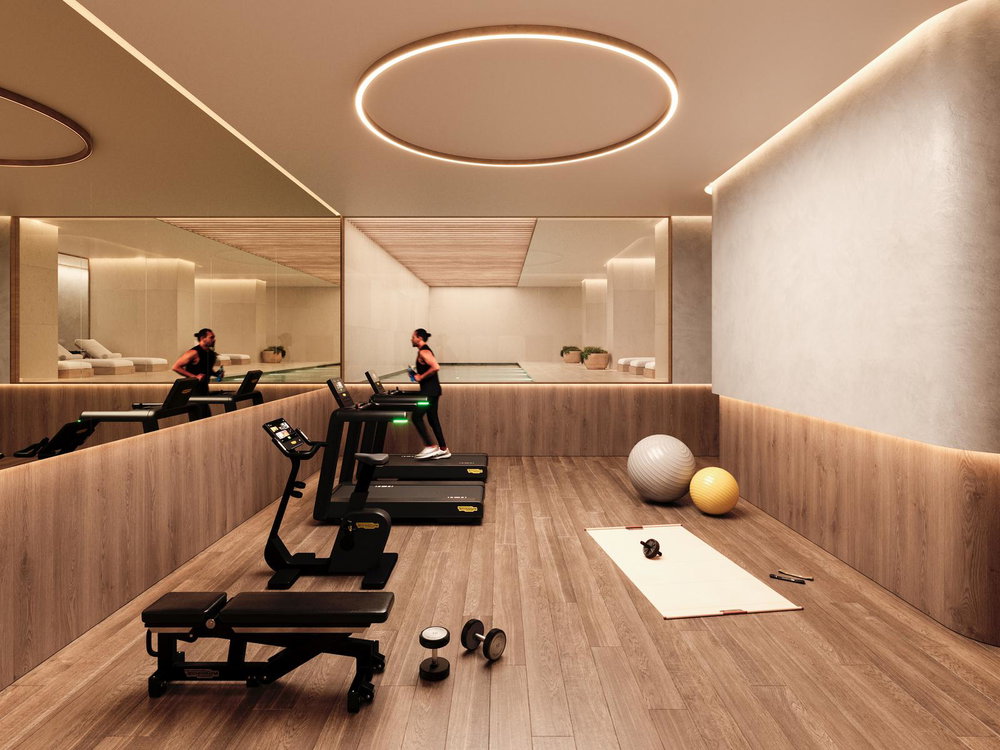 Studio flat with parking and swimming pool, in a new development in Avenidas Novas