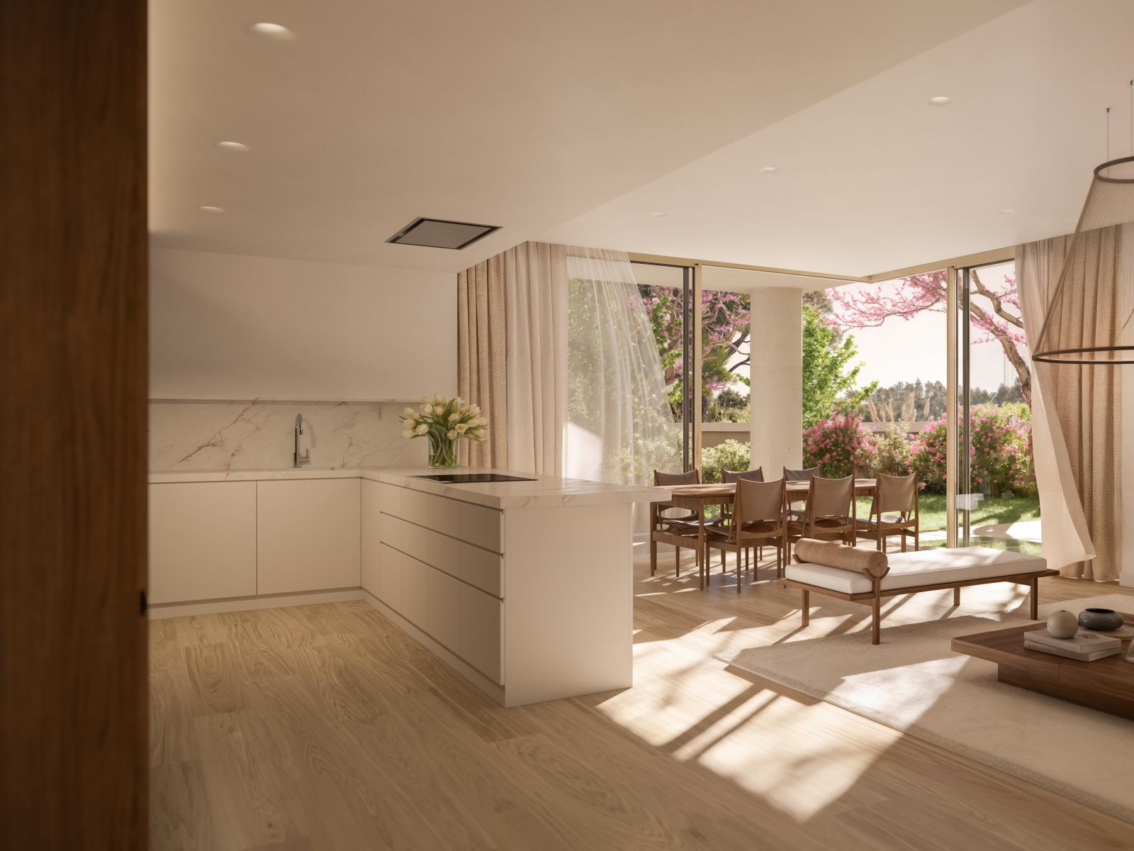 2 bedroom flat with balcony in Belas Clube de Campo