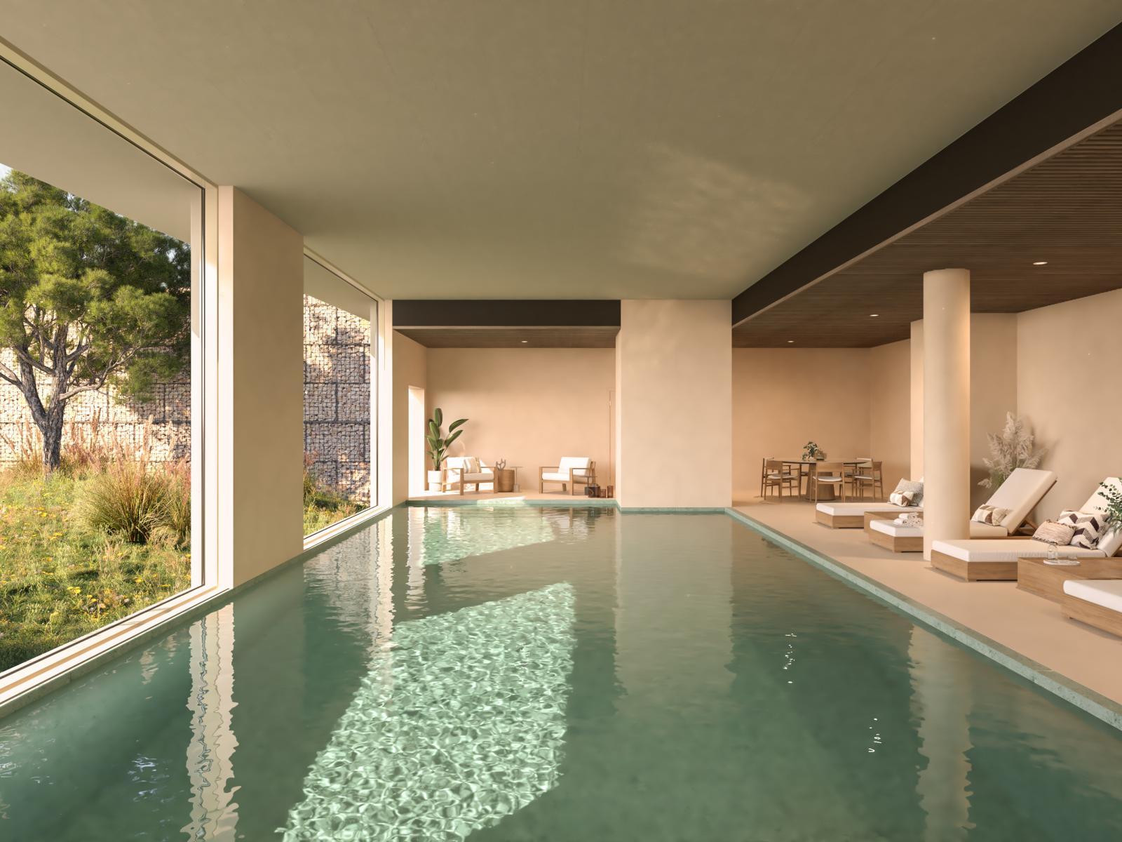 2 bedroom flat with balcony in Belas Clube de Campo