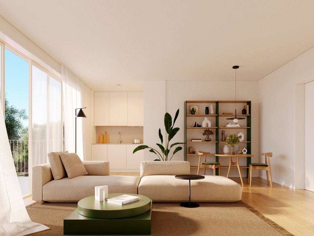 Studio flat, with balcony, in a new development, in Leça da Palmeira 490657401