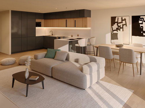 2 bedroom flat with balcony in a new development located in Benfica 789460564