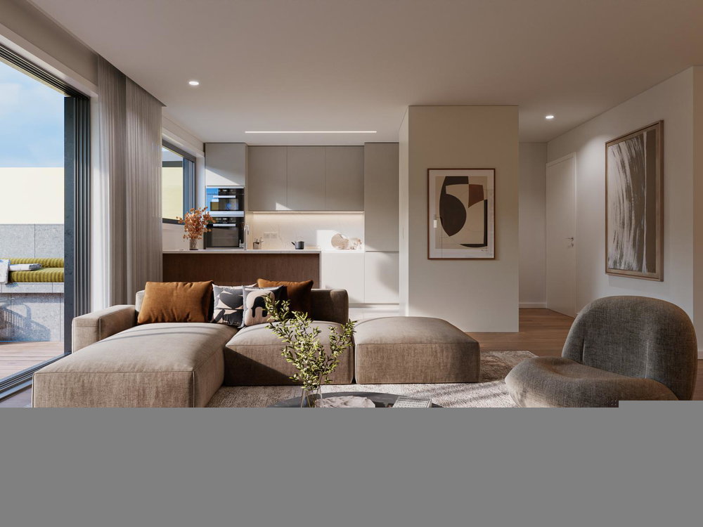 2 bedroom flat with 2 parking spaces in the centre of Porto