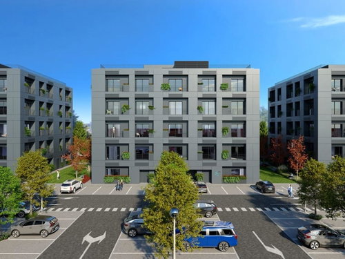 Studio flat with balcony in a new development in Carcavelos