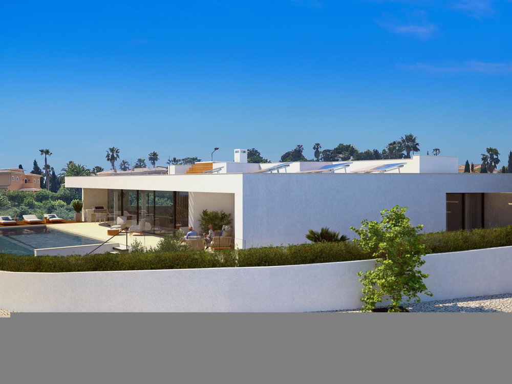 Plot with Contemporary Villa Project and Sea Views, Praia da Luz, Algarve 2811097272
