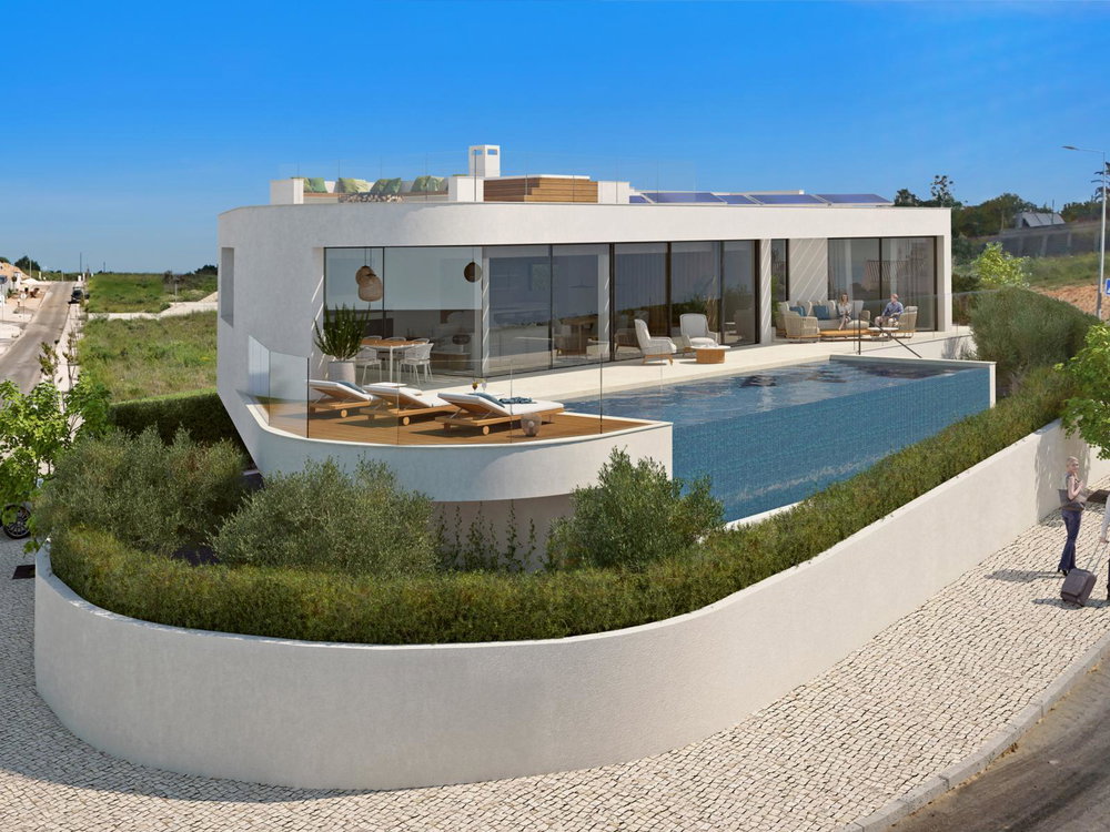 Moradia T3, com Vista Mar e Piscina Infinity, na Praia da Luz, Algarve