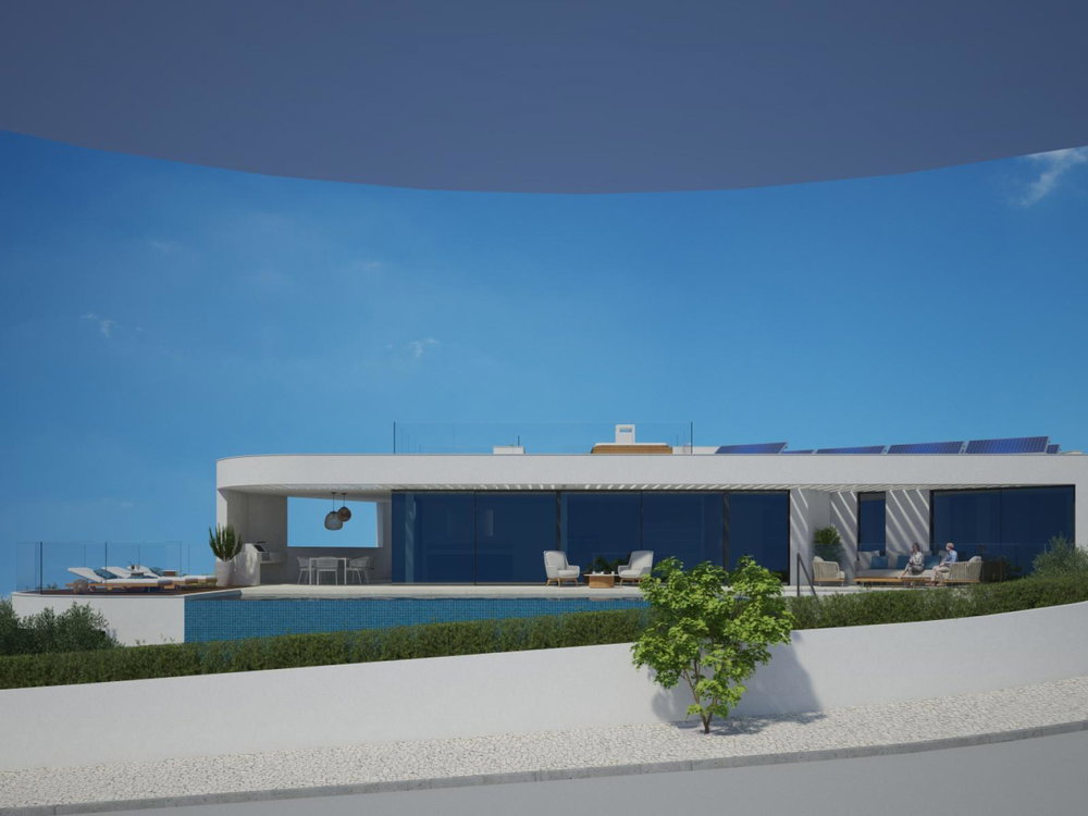 Moradia T3, com Vista Mar e Piscina Infinity, na Praia da Luz, Algarve