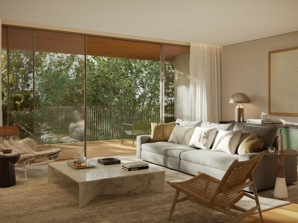 2 bedroom flat in Foliage, Foz do Douro, Porto, with balcony and private garage