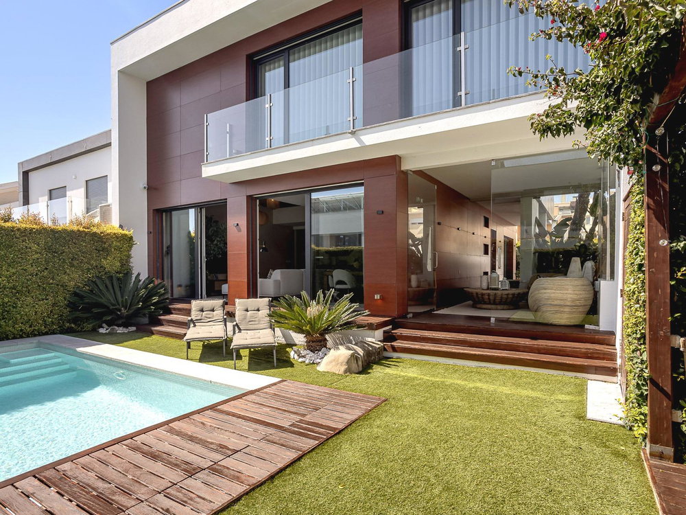 Contemporary villa with garden and pool in Carcavelos 2824684543
