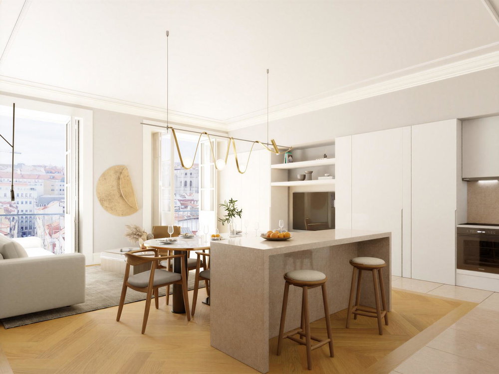 2+1 bedroom flat in a new development in Lisbon 4177813952