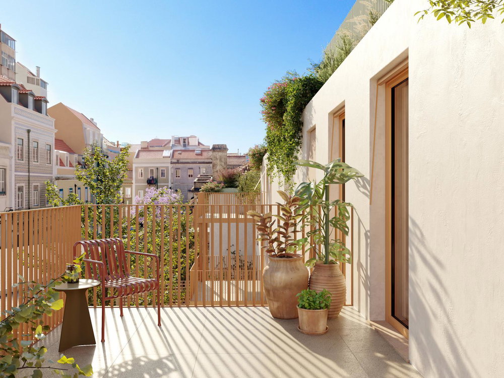 2+1 bedroom flat with balcony in Lisbon 3940256075