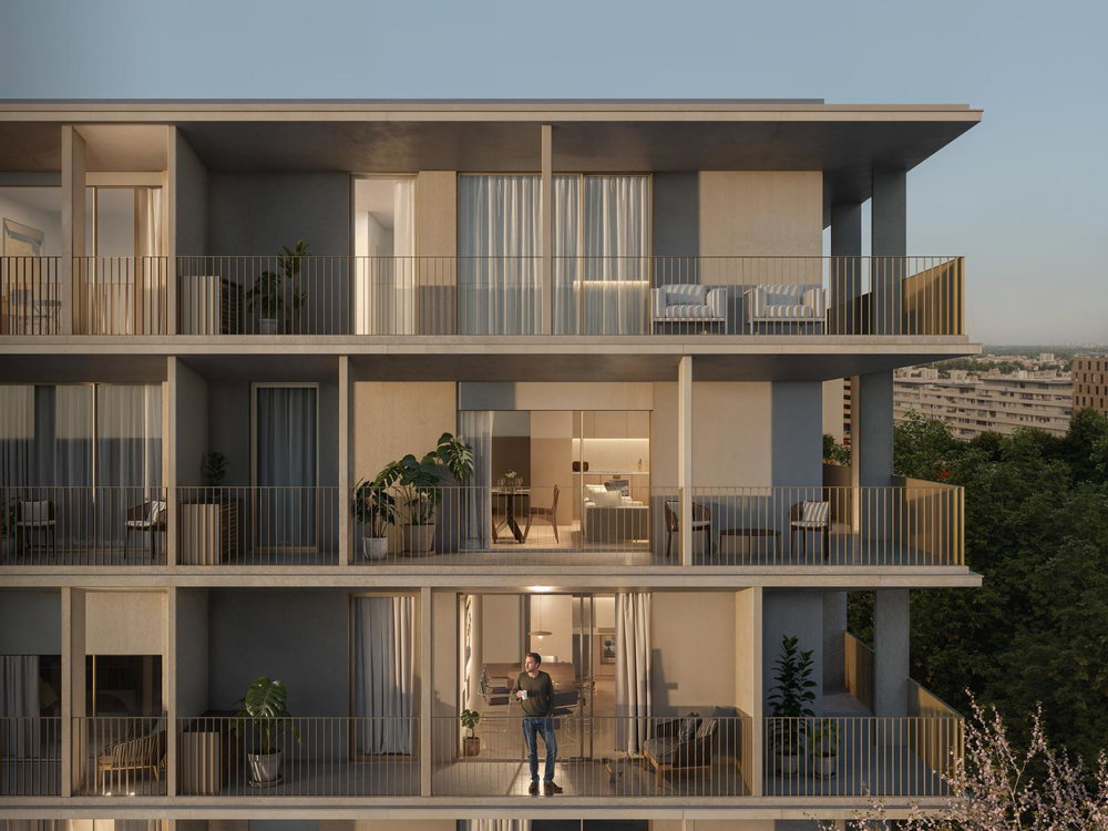 2 bedroom flat with garage and balcony in Paranhos, Porto