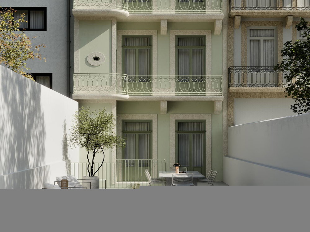 0+1 bedroom flat in a new development in downtown Porto