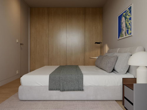 1 bedroom flat, with balcony and garage, in Foz, Porto
