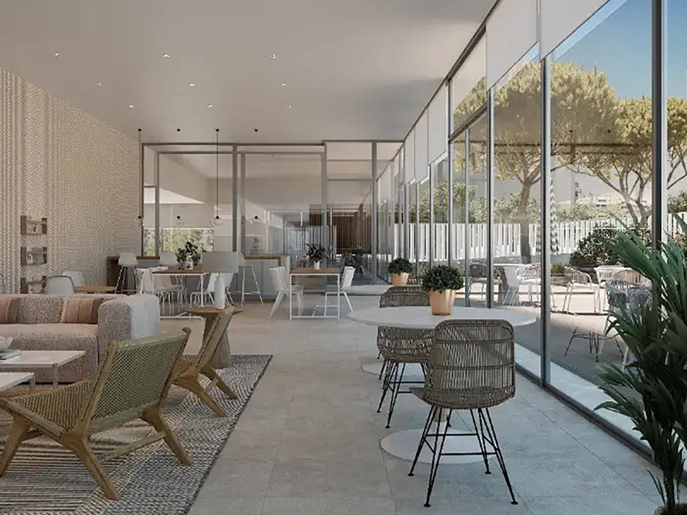 2 bedroom flat with parking in a new development in Praia da Rocha
