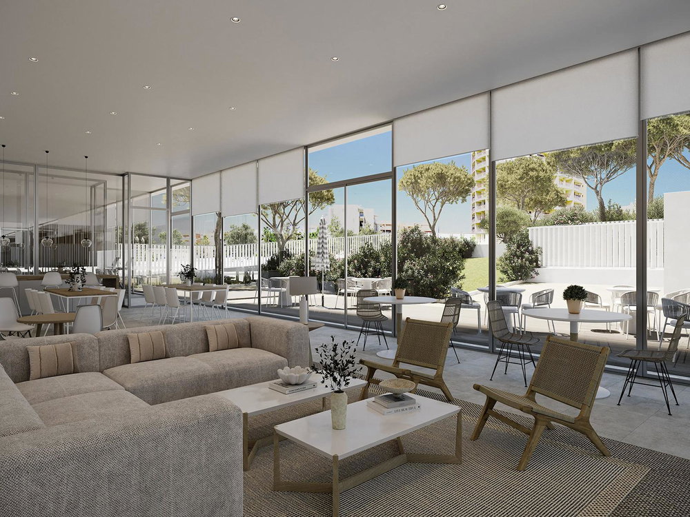 2 bedroom flat with parking in a new development in Praia da Rocha