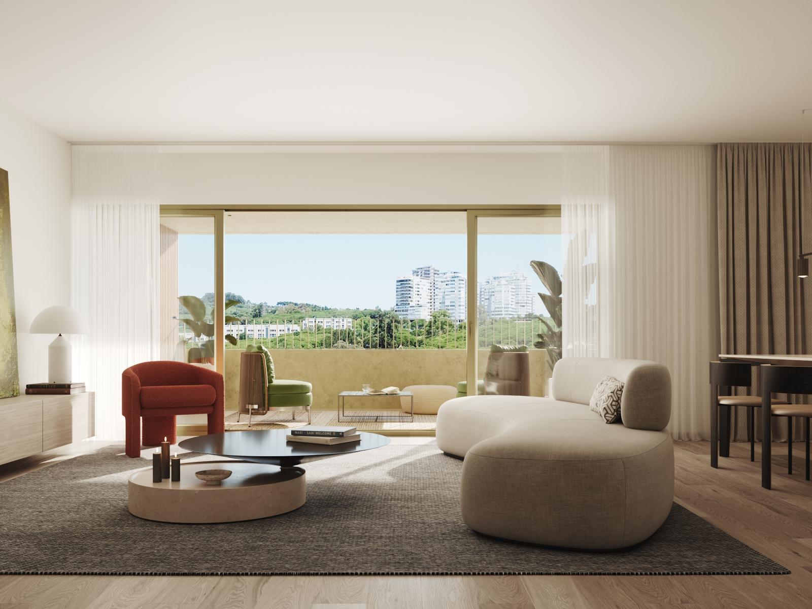 3 bedroom flat with balcony and garage in Miraflores