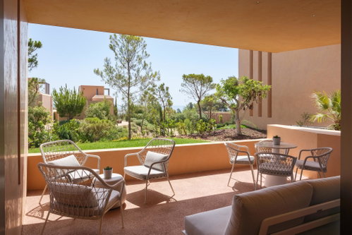 1 bedroom flat with terrace and parking in Palmares